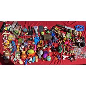Kids Meal - Toy Box - Junk Drawer 100+ Mixed Lot Vintage Toys McDs, BK, Parts #4